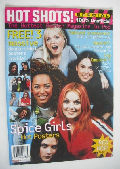Hot Shots - Spice Girls Poster magazine (1997)