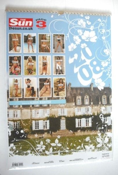 The Sun Page 3 Calendar 2008