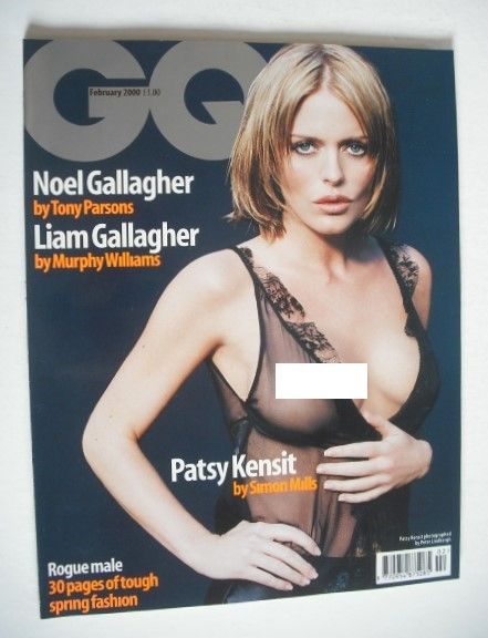 British GQ magazine - February 2000 - Patsy Kensit cover