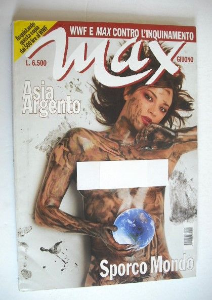 Max magazine - Asia Argento cover (June 2000 - Italian Edition)
