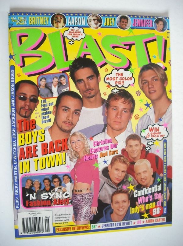 <!--1999-12-->Blast magazine - Backstreet Boys cover (December 1999)