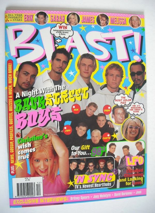 <!--2000-01-->Blast magazine - Backstreet Boys cover (January 2000)
