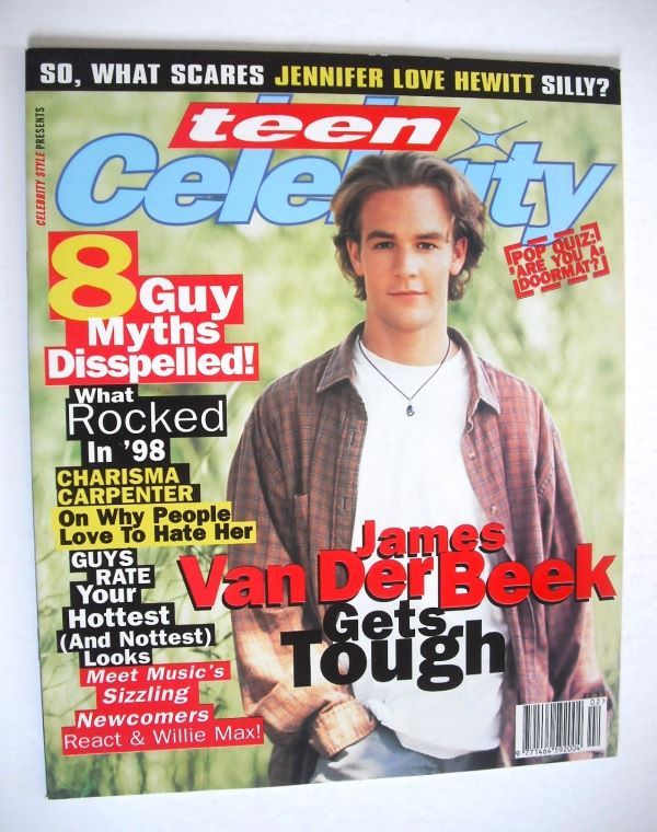 Teen Celebrity magazine - James Van Der Beek cover (February 1999)