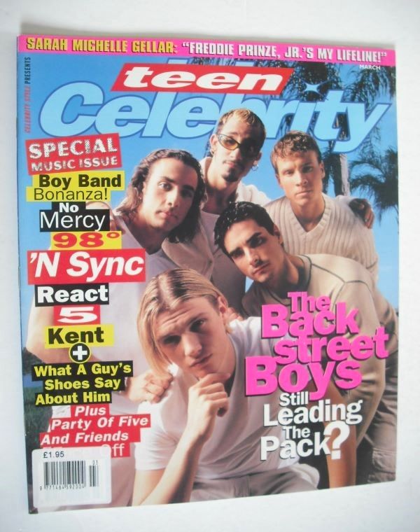 Teen Celebrity magazine - The Backstreet Boys cover (March 1999)