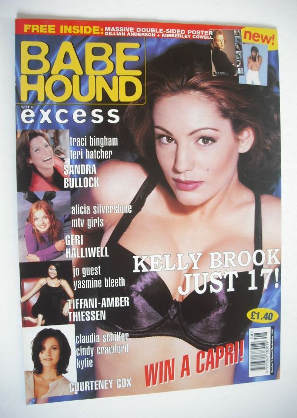 Babe Hound magazine - Kelly Brook cover (August/September 1997)