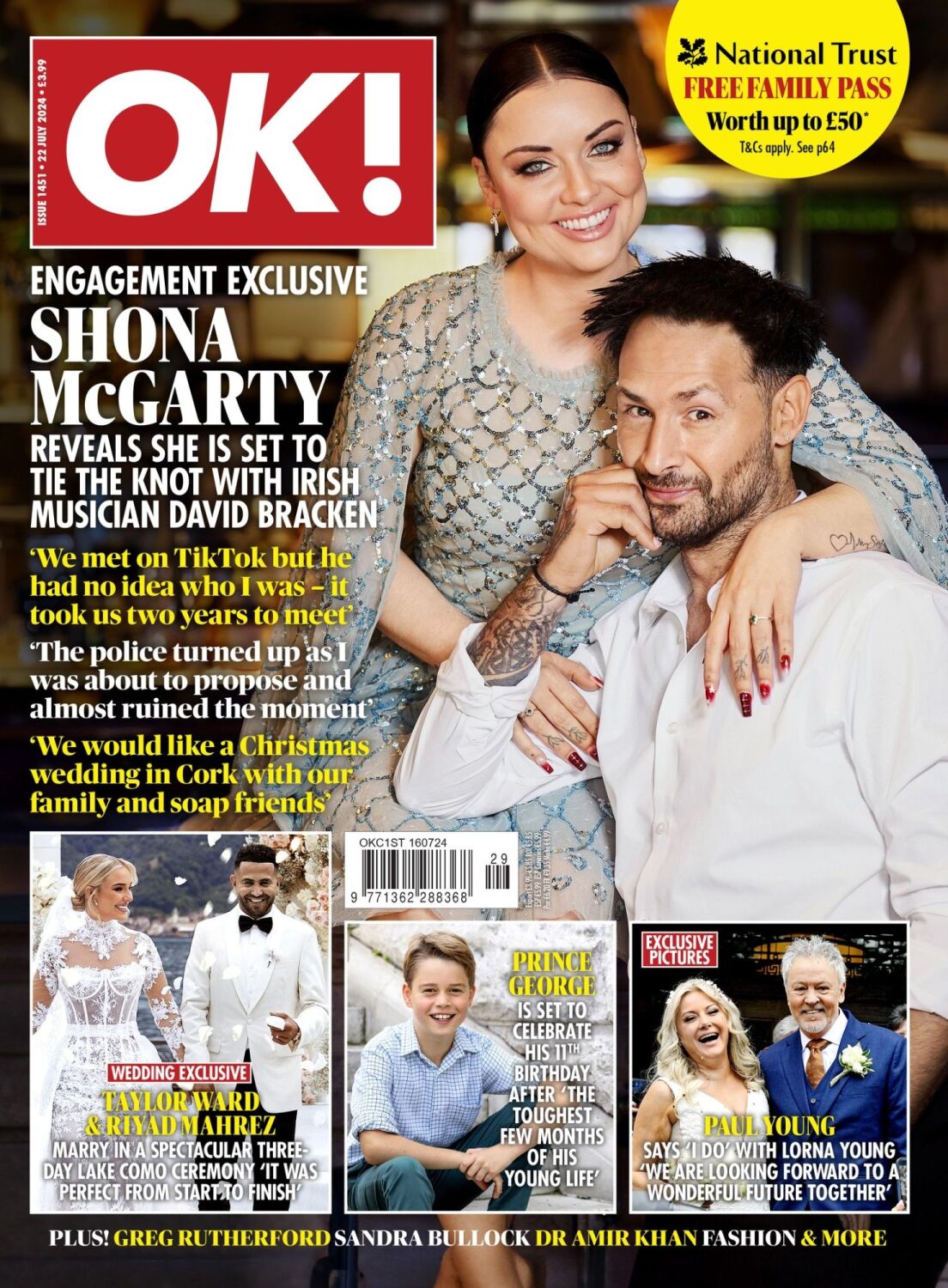 <!--2024-07-22-->OK! magazine - Shona McGarty and David Bracken cover (22 J