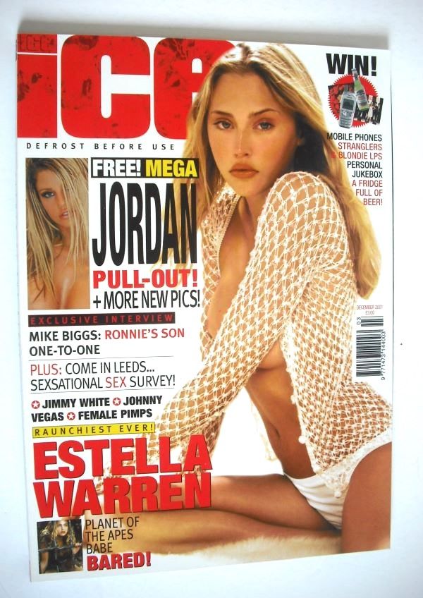 Ice magazine - Estella Warren cover (December 2001)