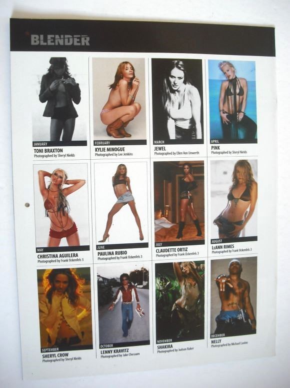 Blender Music Calendar 2003