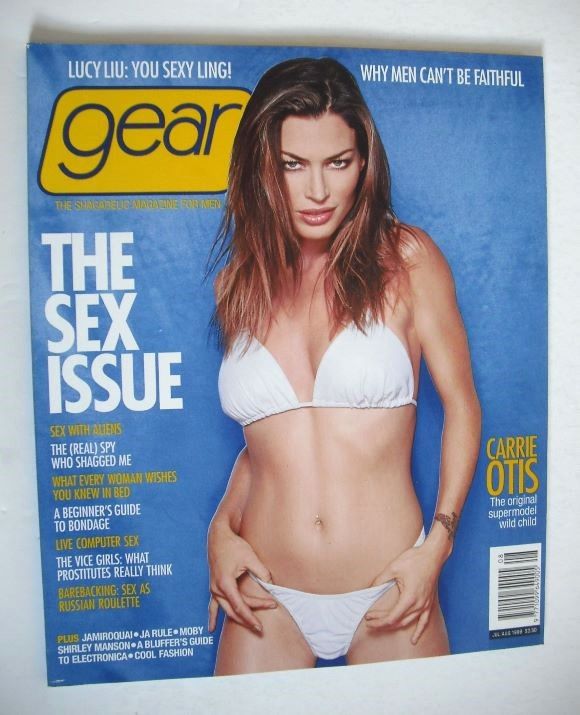Gear magazine - July/August 1999 - Carre Otis cover