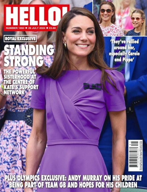Hello! magazine - Kate Middleton cover (29 July 2024 - Issue 1850)