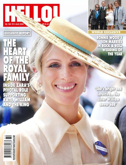 Hello! magazine - Zara Tindall cover (5 August 2024 - Issue 1851)