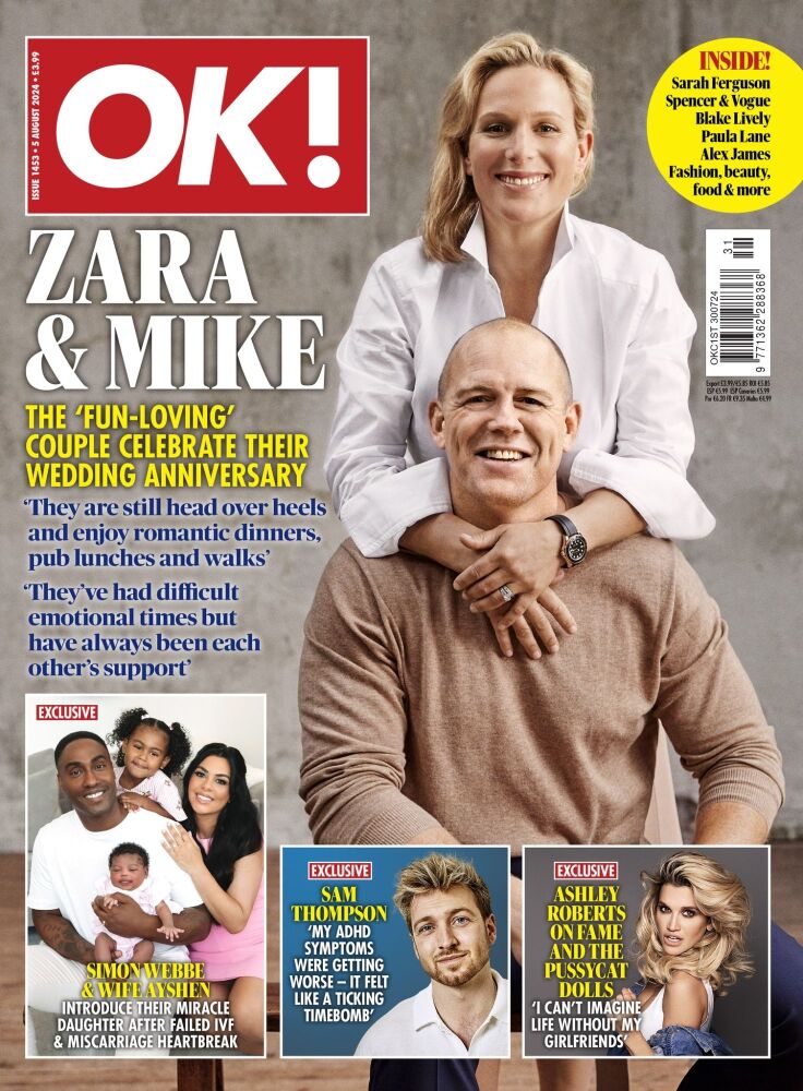 OK! magazine - Zara Tindall and Mike Tindall cover (5 August 2024 - Issue 1453)