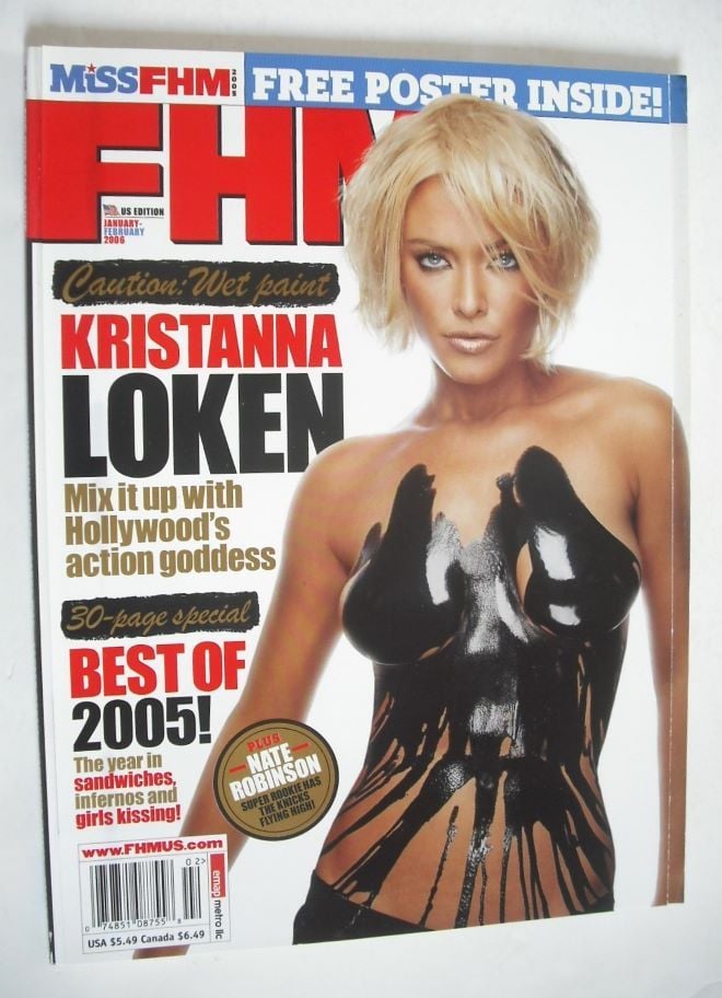 FHM magazine - Kristanna Loken cover (January/February 2006 - US Edition)