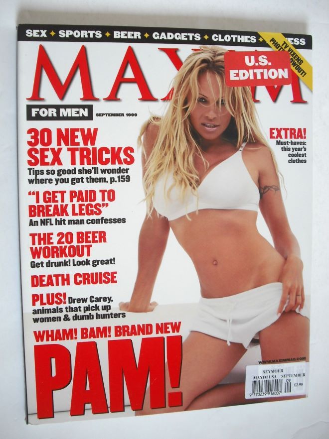 MAXIM magazine - Pamela Anderson cover (September 1999 - US Edition)