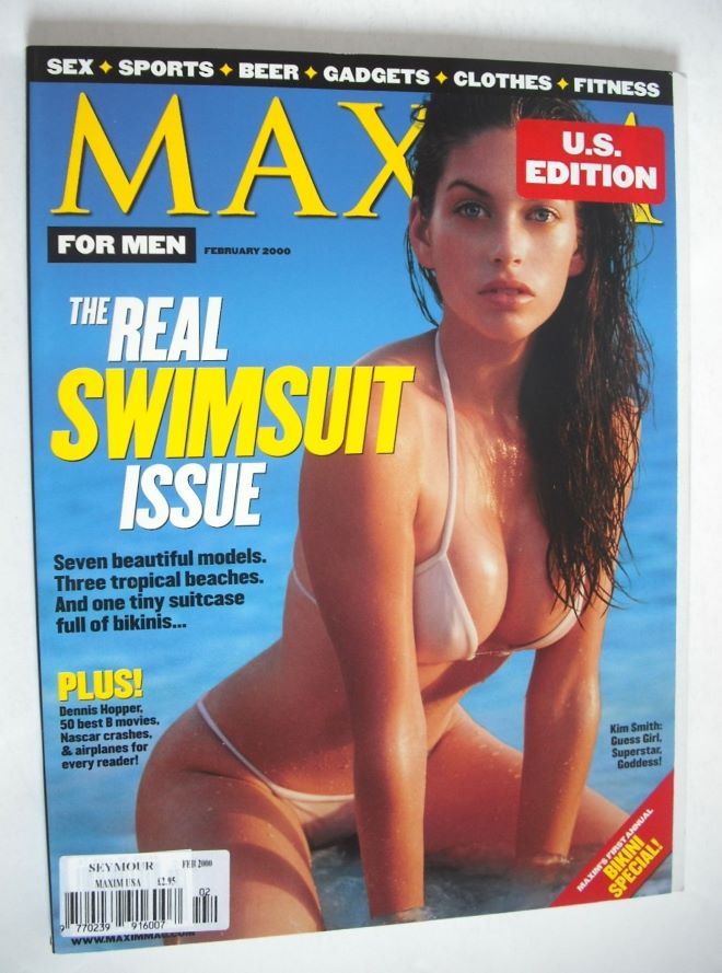 MAXIM magazine - Kim Smith cover (February 2000 - US Edition)