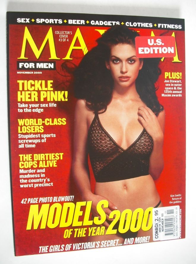 MAXIM magazine - Kim Smith cover (November 2000 - US Edition)