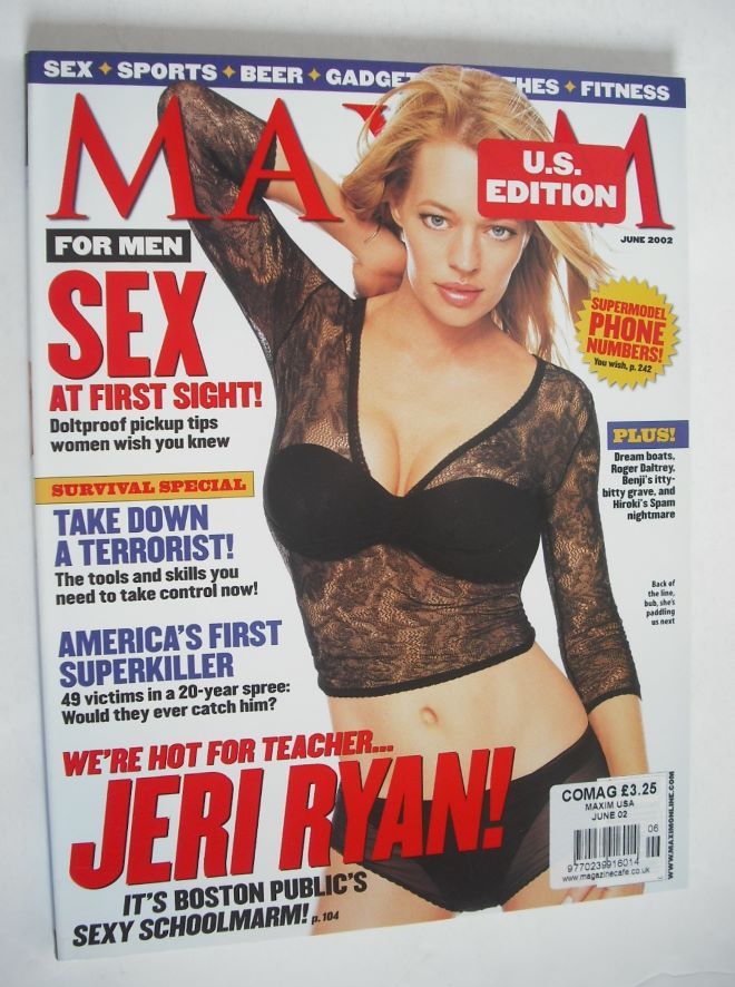 MAXIM magazine - Jeri Ryan cover (June 2002 - US Edition)