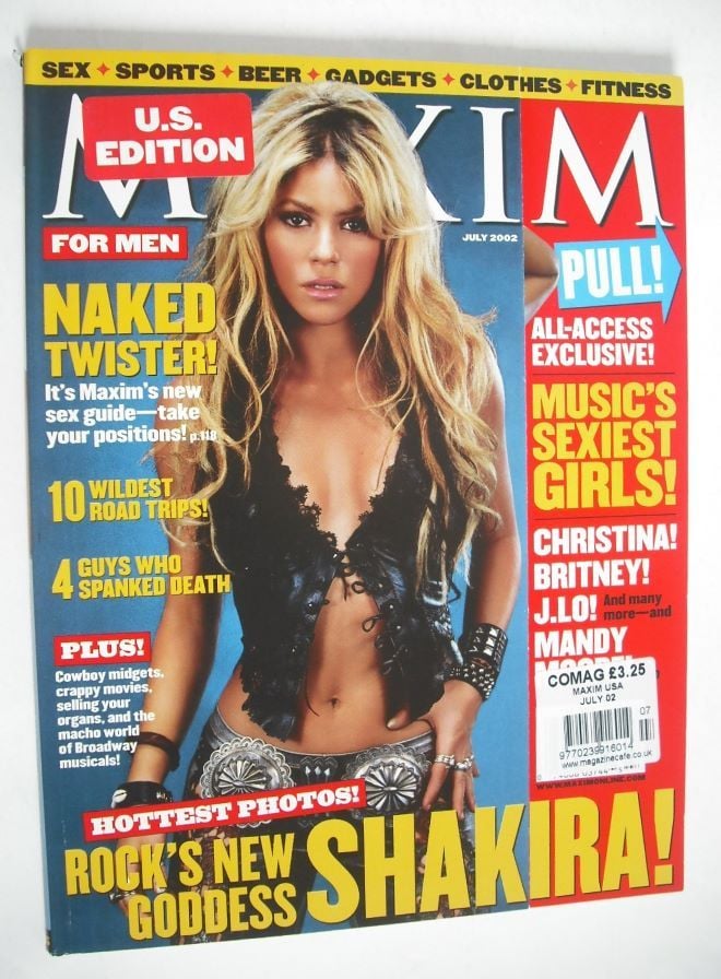 MAXIM magazine - Shakira cover (July 2002 - US Edition)