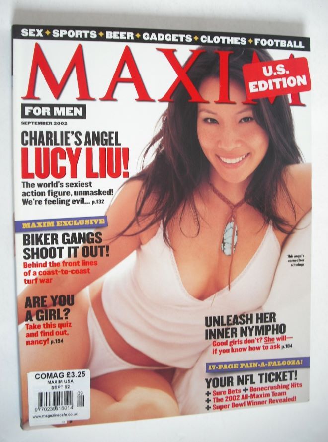MAXIM magazine - Lucy Liu cover (September 2002 - US Edition)