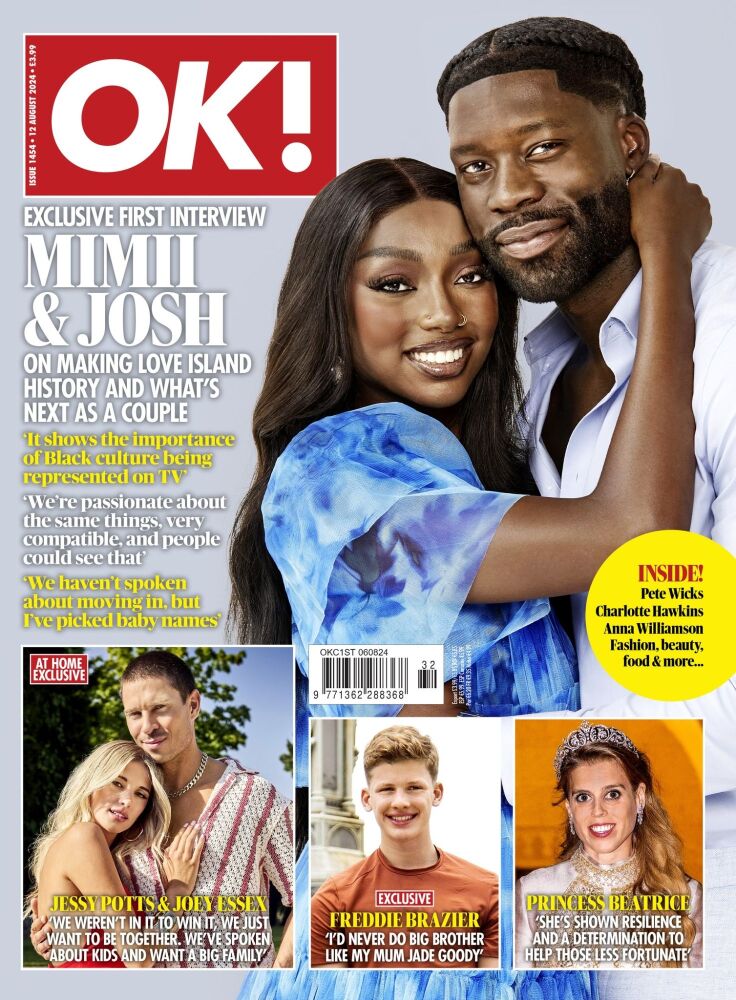 OK! magazine - Mimii and Josh from Love Island cover (12 August 2024 - Issue 1454)