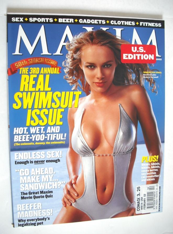 MAXIM magazine - Amanda Marcum cover (February 2002 - US Edition)
