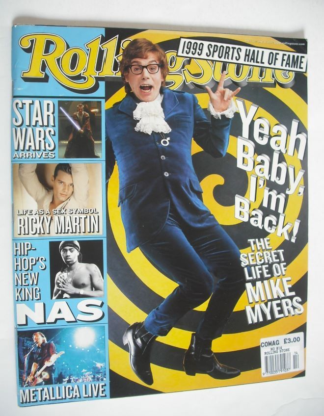 Rolling Stone magazine - Mike Myers cover (10 June 1999 - Issue 814)