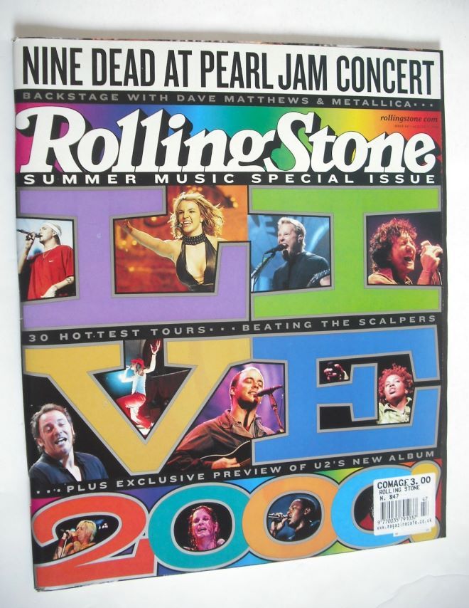 Rolling Stone magazine - Summer Music Special Issue (17 August 2000 - Issue 847)