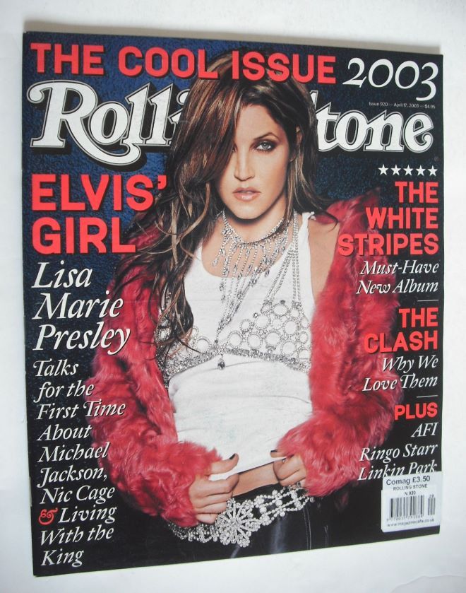 <!--2003-04-17-->Rolling Stone magazine - Lisa Marie Presley cover (17 Apri