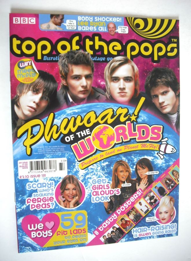 Top Of The Pops magazine - McFly cover (11-30 August 2005)