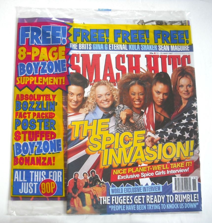 Smash Hits magazine - Spice Girls cover (12-25 March 1997)