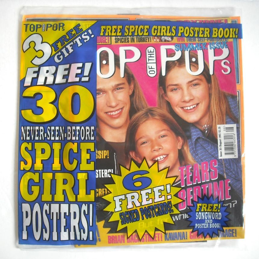 Top Of The Pops magazine - Hanson cover (August 1997)