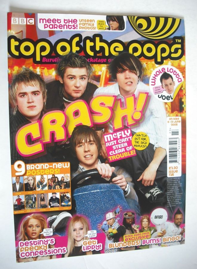 Top Of The Pops magazine - McFly cover (8-21 June 2005)