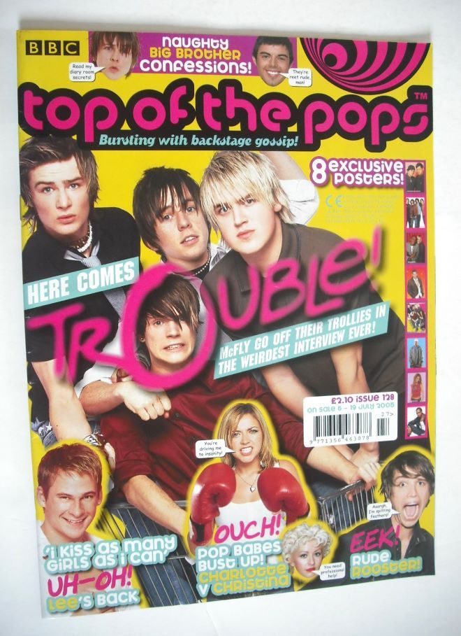 Top Of The Pops magazine - McFly cover (6-19 July 2005)