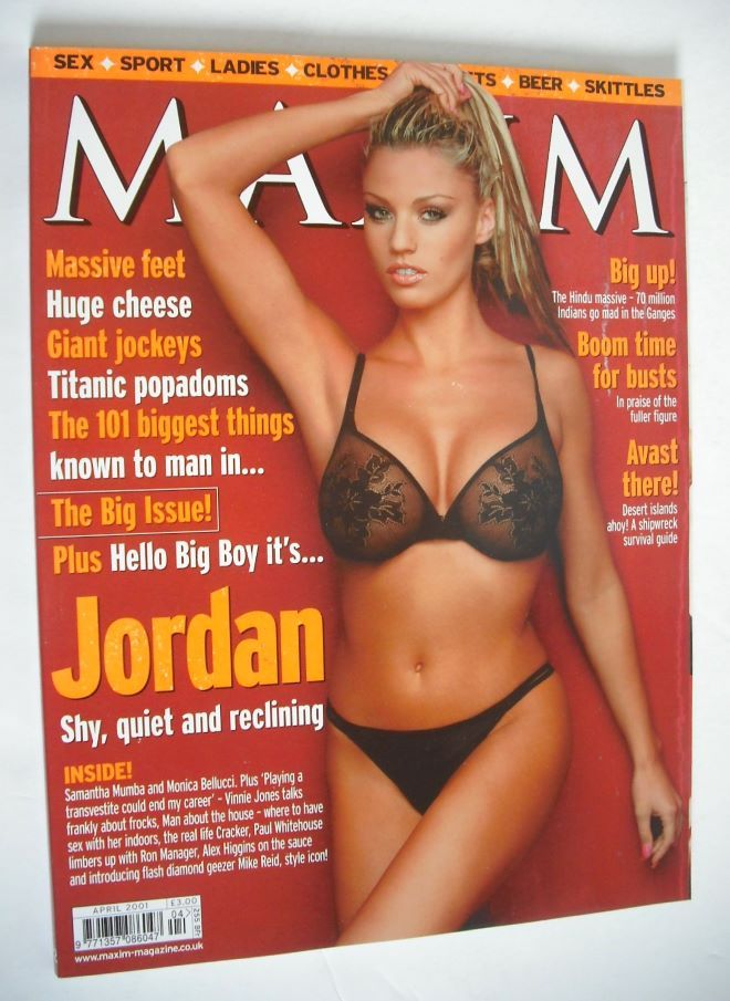 MAXIM magazine - Jordan cover (April 2001)