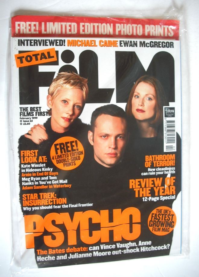 Total Film magazine - Psycho cover (February 1999 - Issue 25)