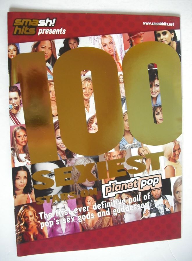 Smash Hits magazine - 100 Sexiest Stars On Planet Pop cover (26 September 2001)