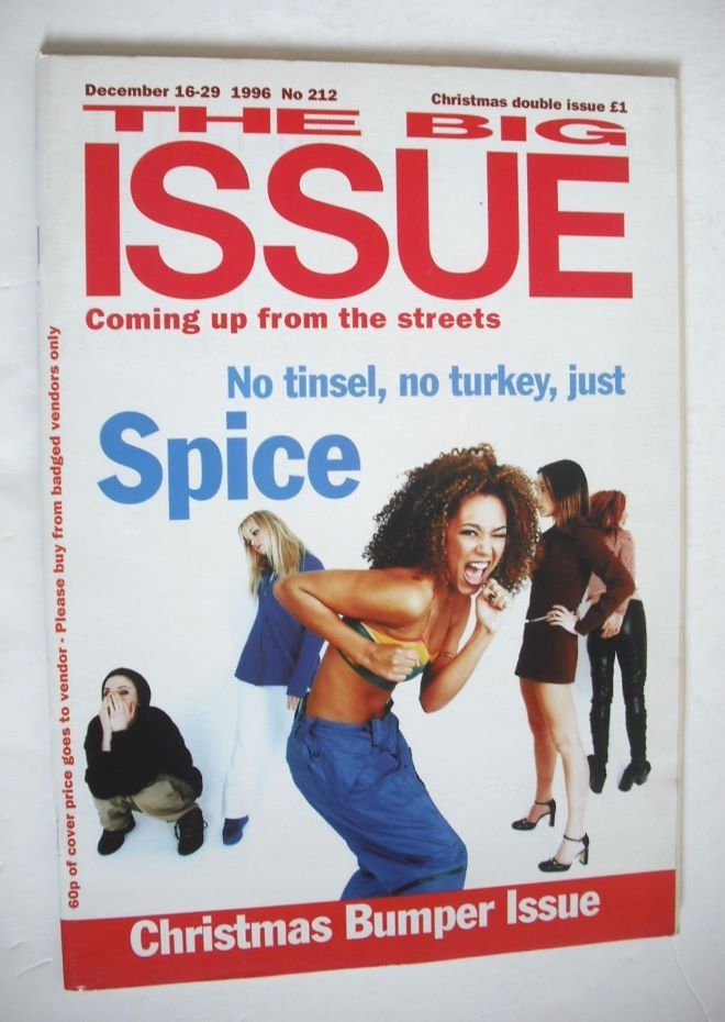 The Big Issue magazine - The Spice Girls cover (16-29 December 1996)