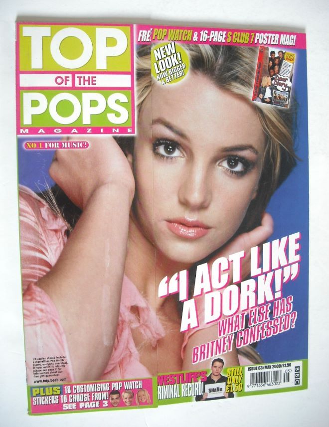 Top Of The Pops magazine - Britney Spears cover (May 2000)
