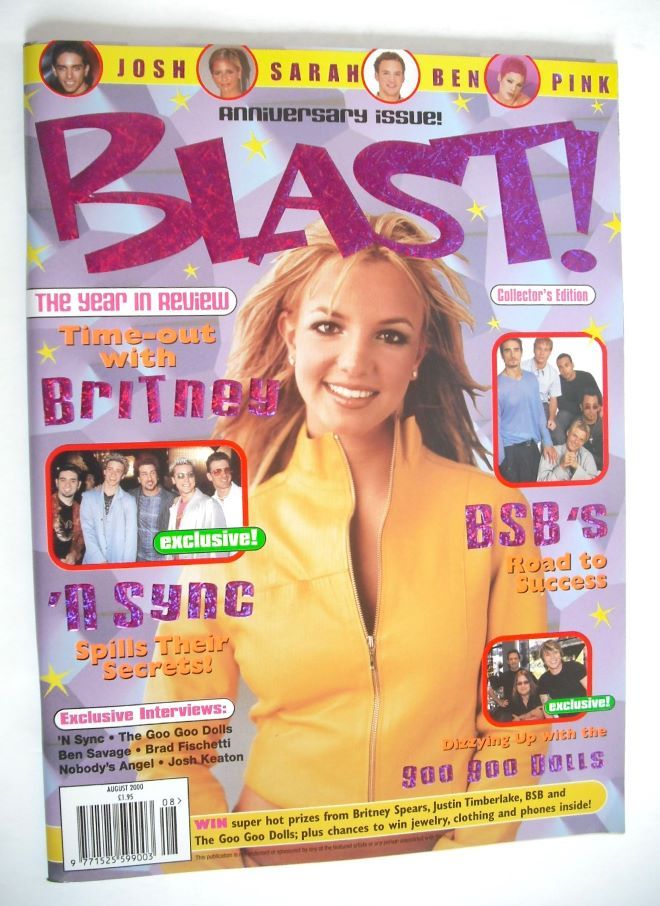 Blast magazine - Britney Spears cover (August 2000)