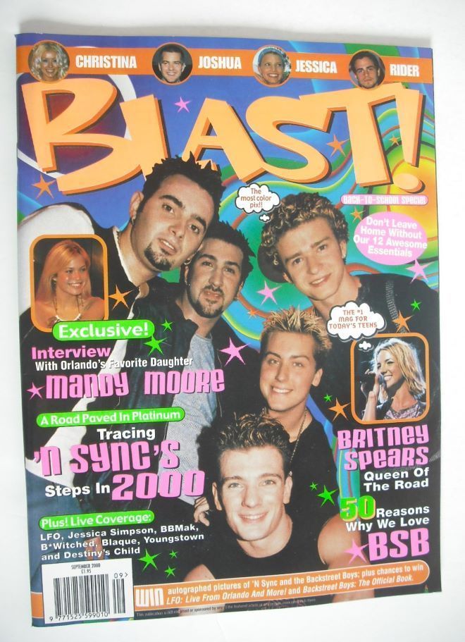 Blast magazine - 'N Sync cover (September 2000)