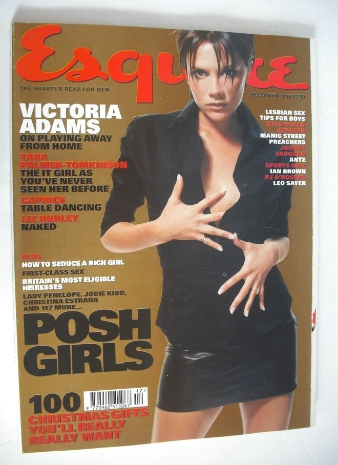 <!--1998-12-->Esquire magazine - Victoria Adams cover (December 1998)