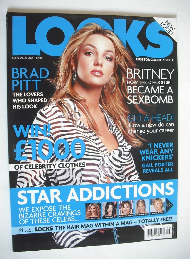 <!--2000-09-->Looks magazine - September 2000 - Britney Spears cover