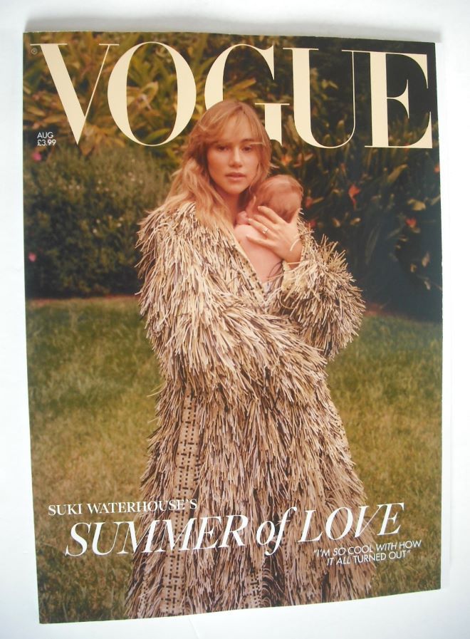 British Vogue magazine - August 2024 - Suki Waterhouse cover (Subscriber's Issue)
