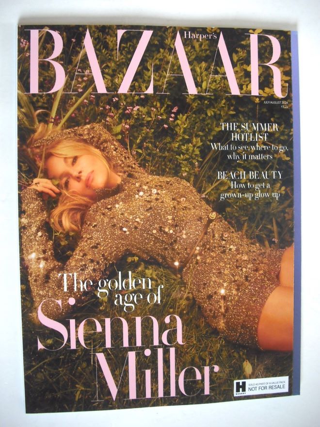 Harper's Bazaar magazine - July/August 2024 - Sienna Miller cover