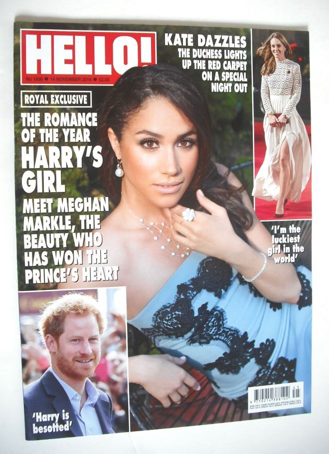 Hello! magazine - Meghan Markle cover (14 November 2016 - Issue 1456)