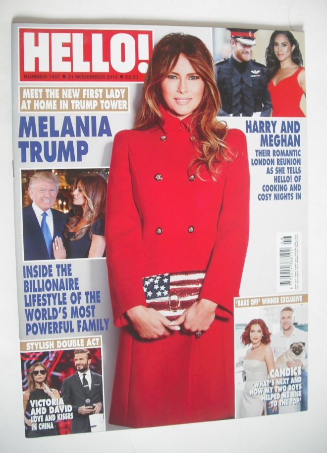 Hello! magazine - Melania Trump cover (21 November 2016 - Issue 1457)
