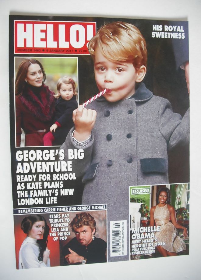 Hello! magazine - Prince George cover (9 January 2017 - Issue 1463)
