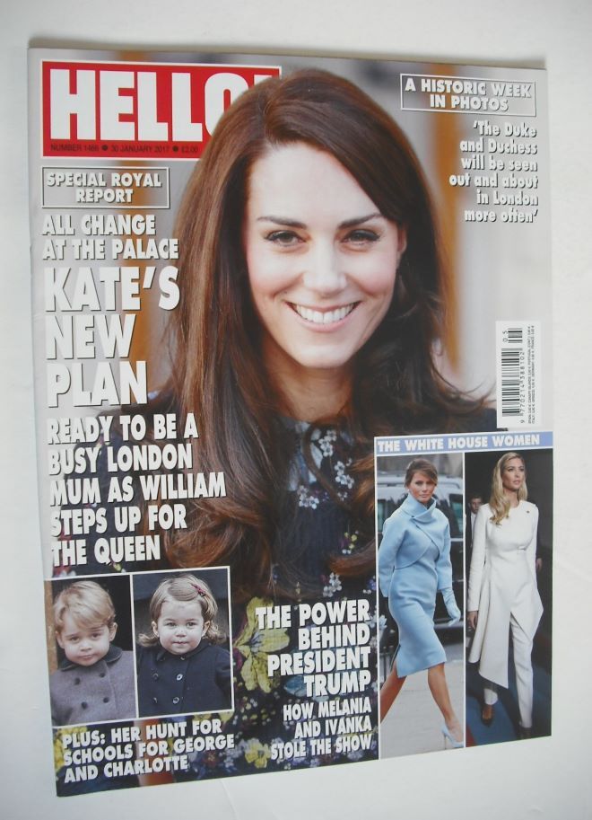 Hello! magazine - Kate Middleton cover (30 January 2017 - Issue 1466)