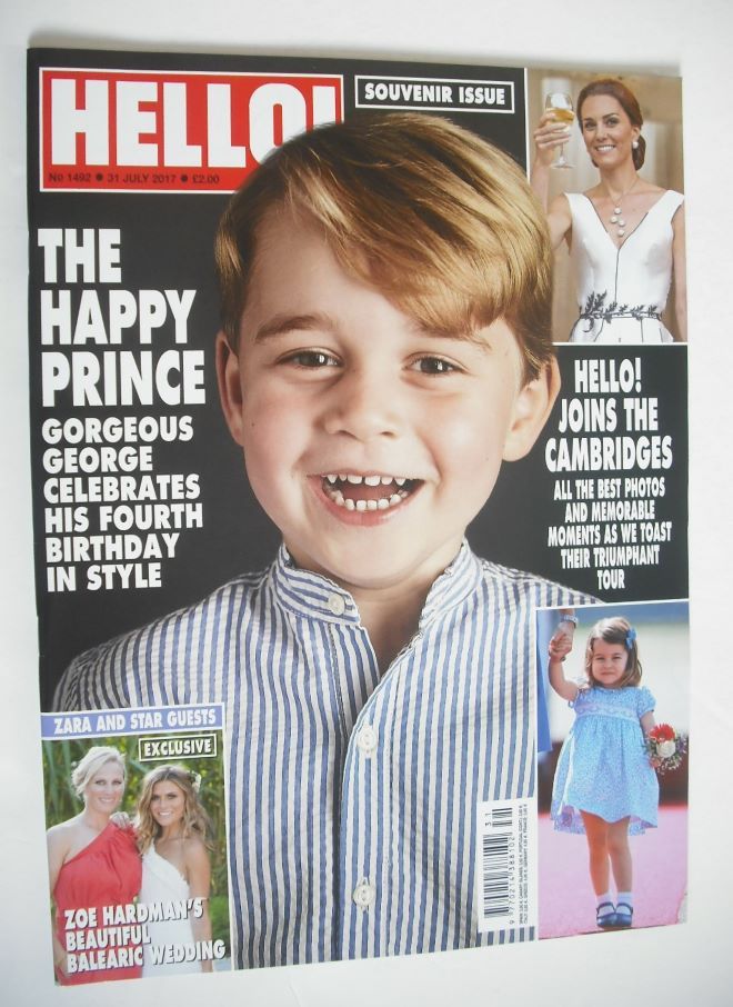 Hello! magazine - Prince George cover (31 July 2017 - Issue 1492)