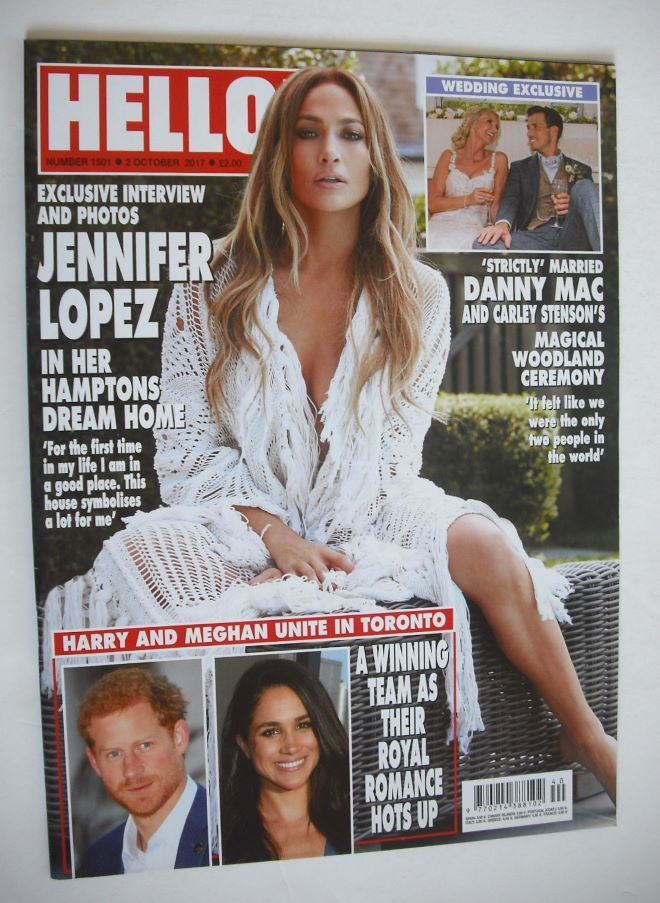 Hello! magazine - Jennifer Lopez cover (2 October 2017 - Issue 1501)
